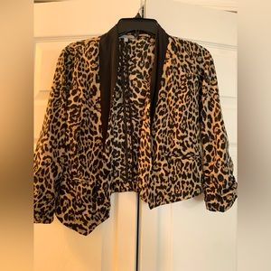 Leopard Blazer